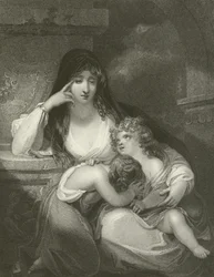 Lady Pamela Fitzgerald, the Widow of Lord Edward Fitzgerald and her Children